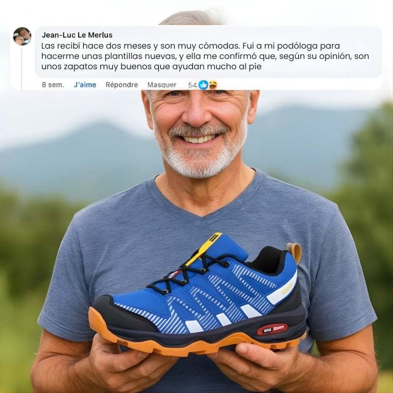 OrthotrailPro™: Zapatillas Ortopédicas de Senderismo para Hombres