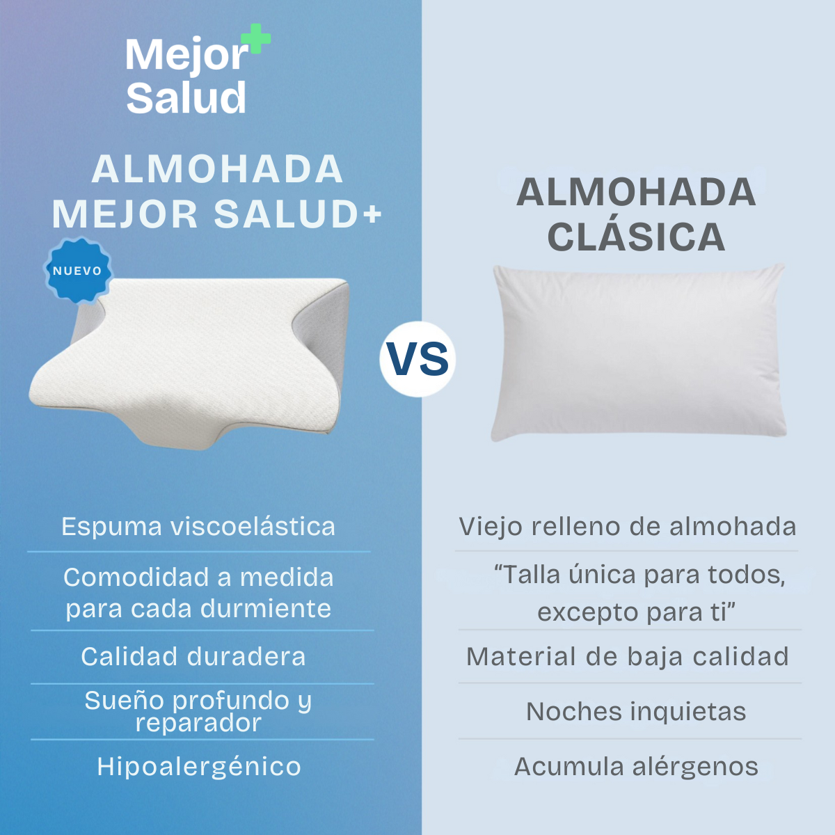 Una verdadera almohada puede realmente cambiar tus noches.