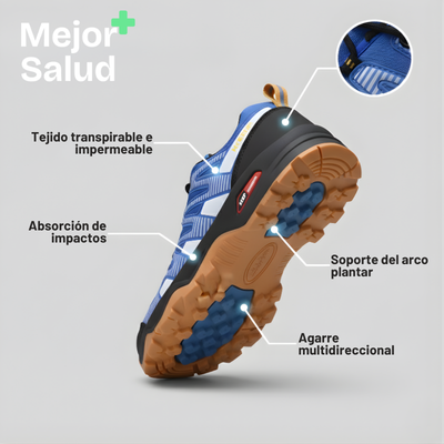 OrthotrailPro™: Zapatillas Ortopédicas de Senderismo para Hombres