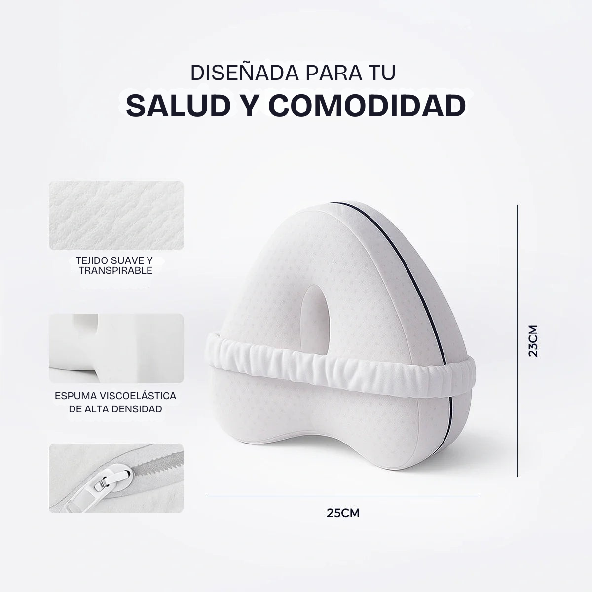 Cojín lumbar ergonómico MejorSalud+