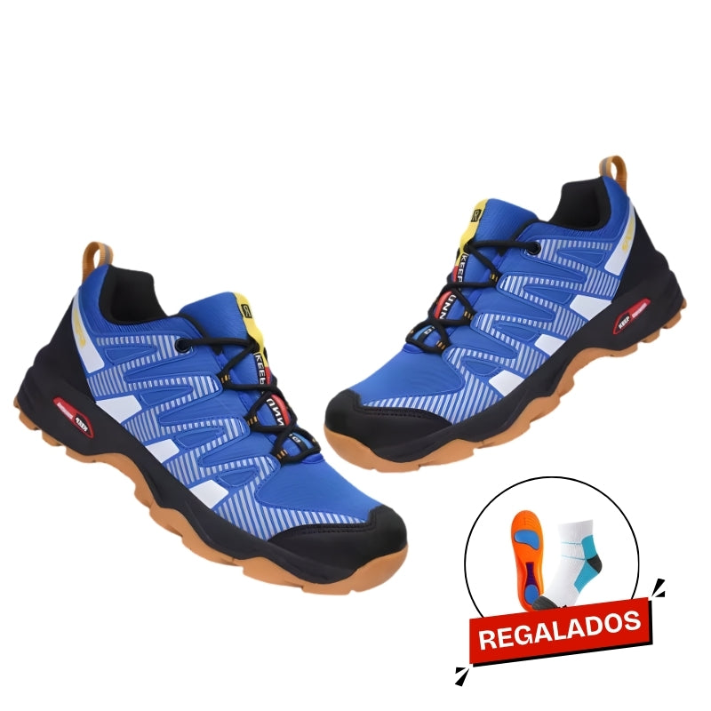 OrthotrailPro™: Zapatillas Ortopédicas de Senderismo para Hombres