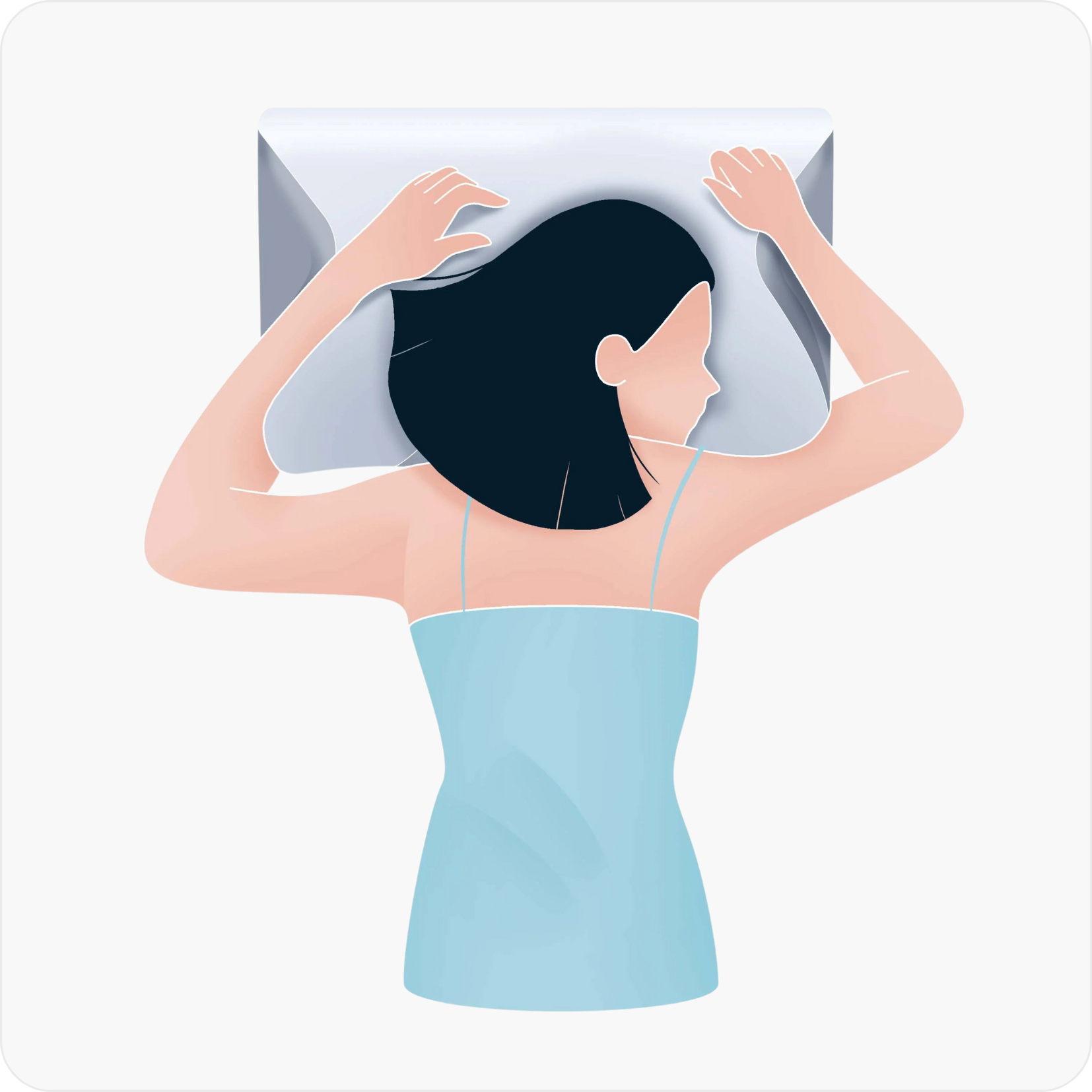 Durmientes boca abajo