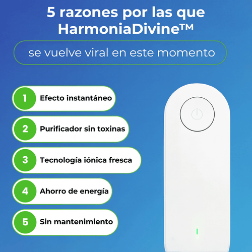 Purificador HarmoniaDivine™: Adiós a las Alergias, Moho y Olores en Todo tu Hogar