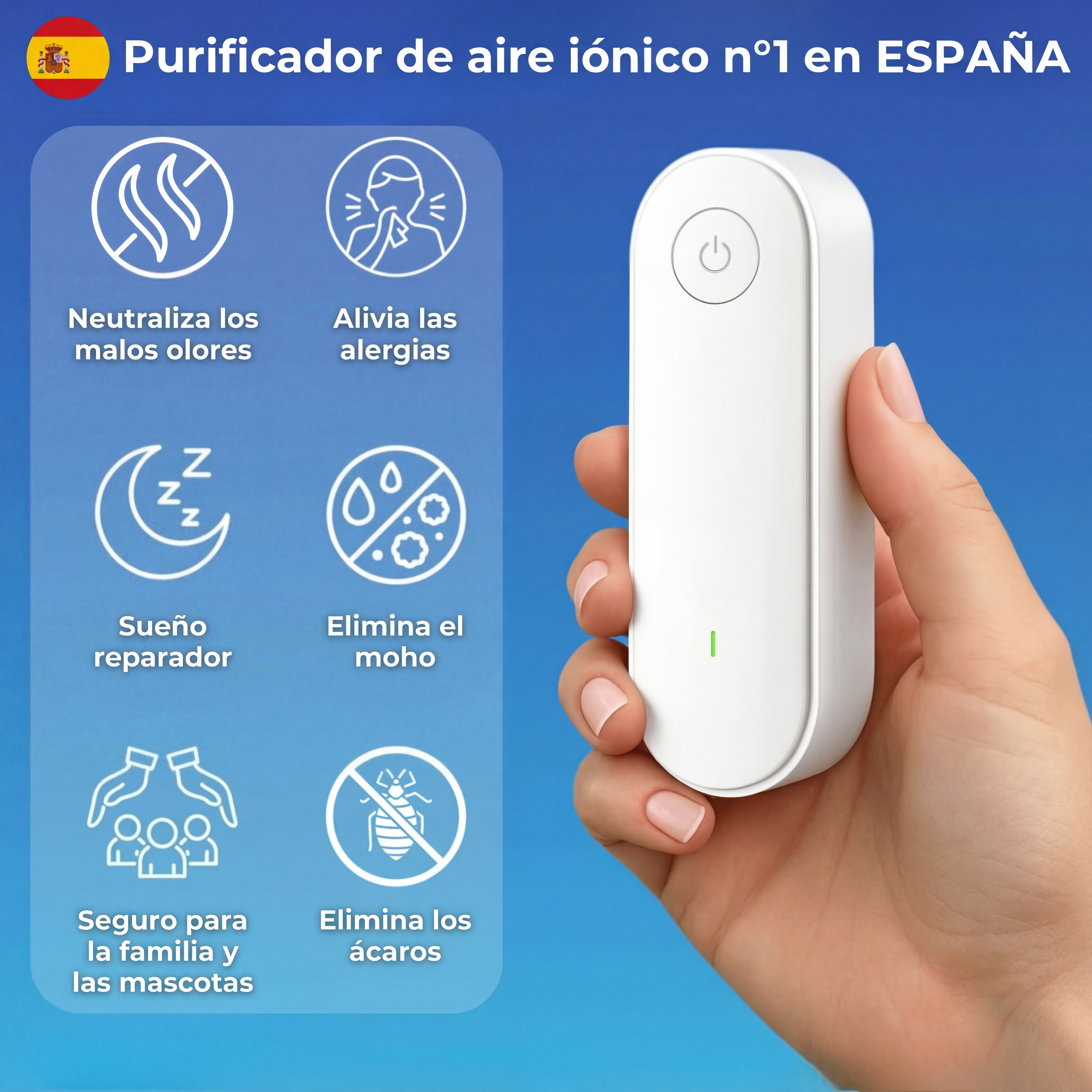 Purificador HarmoniaDivine™: Adiós a las Alergias, Moho y Olores en Todo tu Hogar